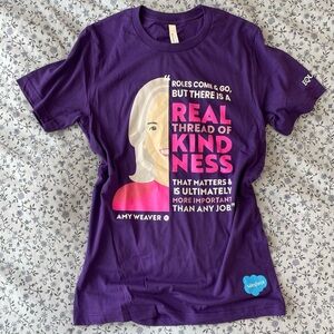 amy weaver kindness tee 💜🩷